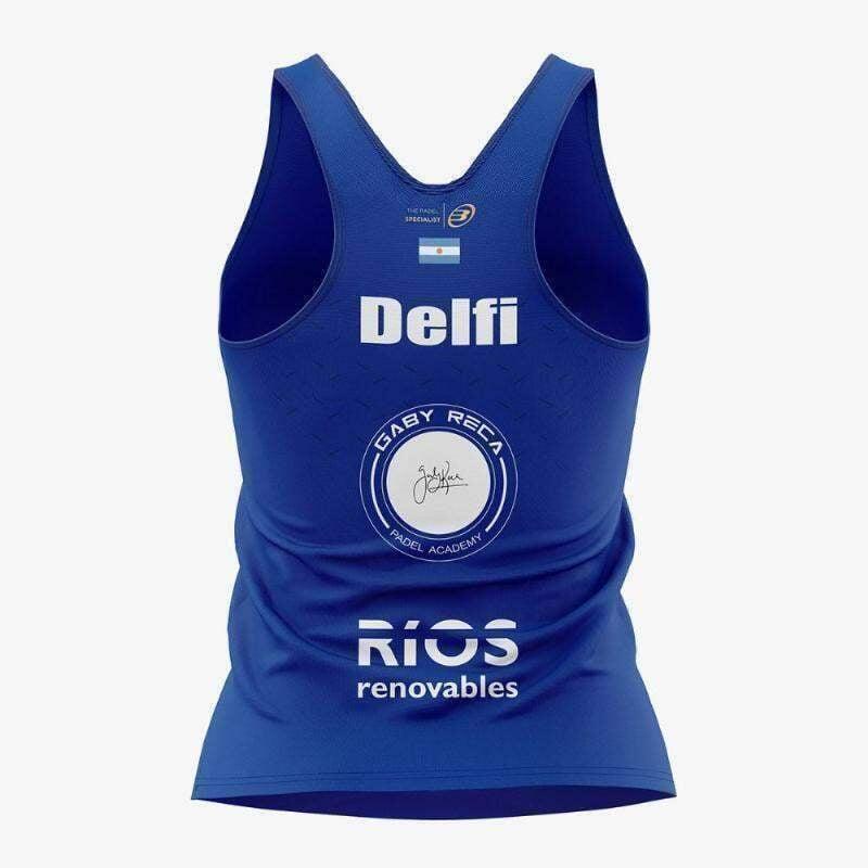 Bullpadel Delfi Brea WPT Pitar Blue Klein T-Shirt 2/5