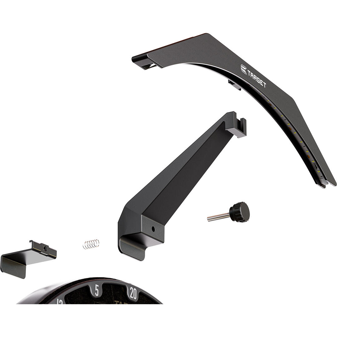 Système d'éclairage LED Arc pour cible de fléchettes 2/7