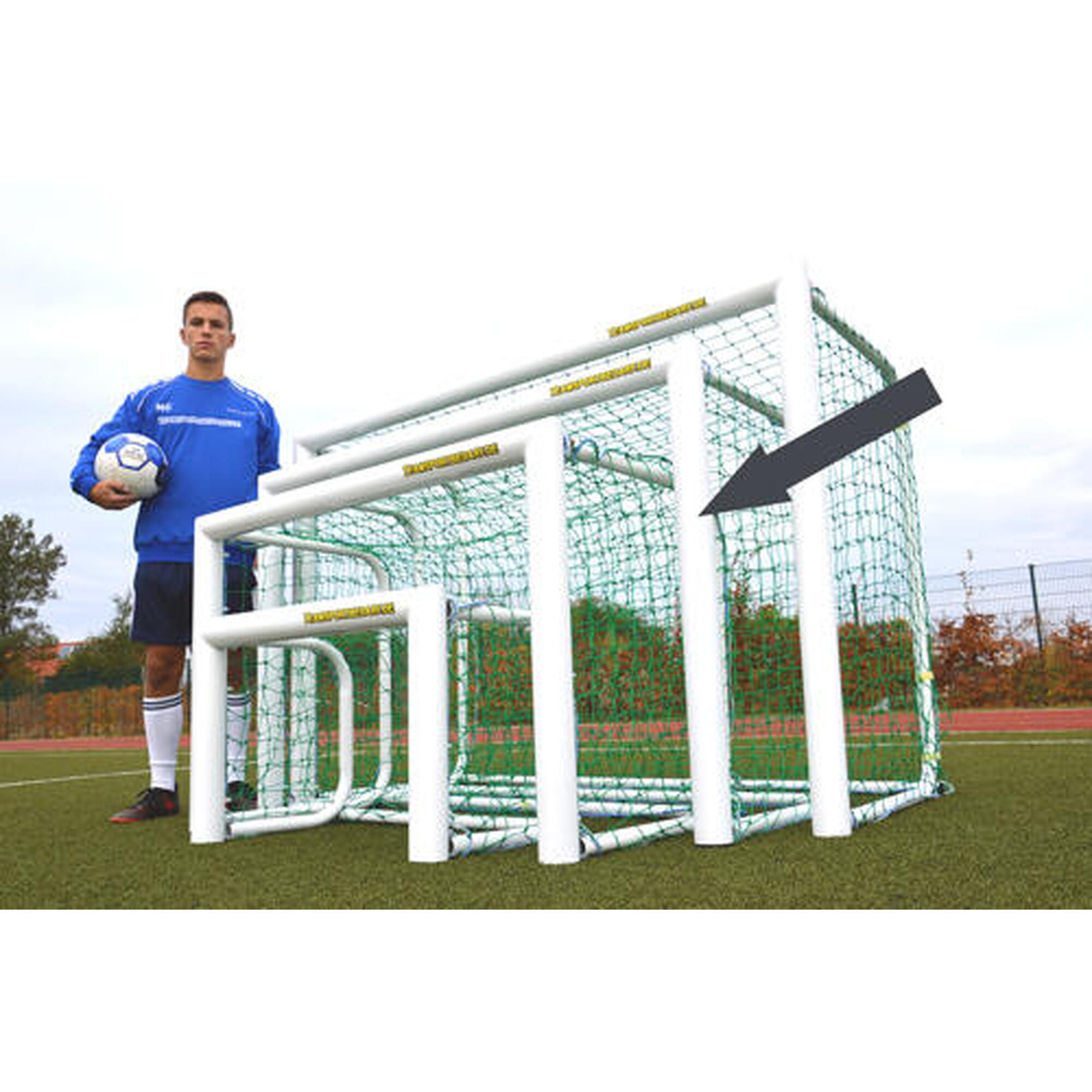Poarta mini fotbal TeamSports 1,5 x 0,1 m, din aluminiu, mobila, plasa inclusa