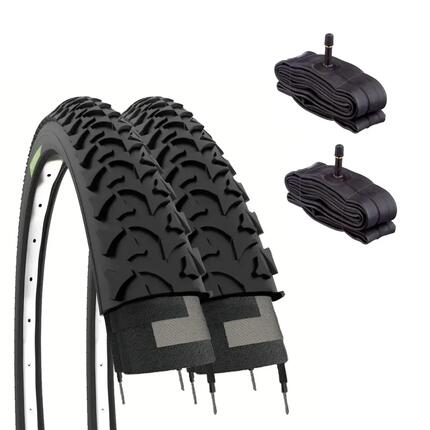 2 pneus 20x1.95 (50-406) +chambres, pneus vélo 20 x 1.95 enfant mtb EV