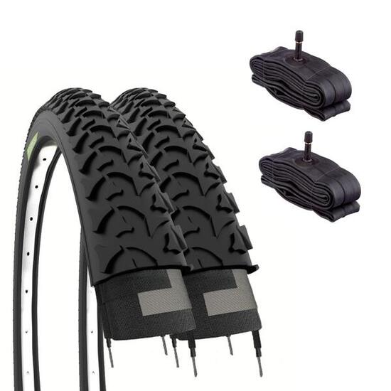 2 copertoni 20x1.95 (50-406) + camere pneumatici bici 20 x 1.95 bambino mtb EV