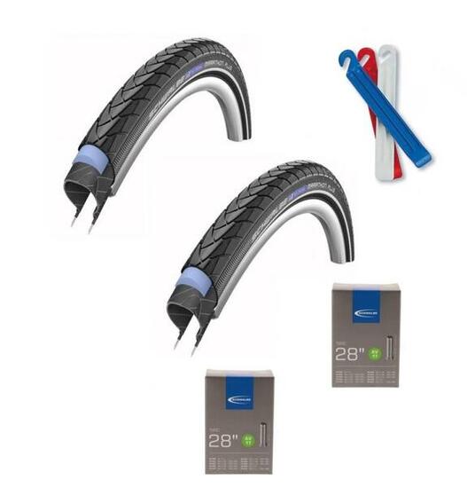 Schwalbe 2x Drahtreifen Marathon Plus 28x1.50 Zoll 40-622 Reflex E-50 2xSchwa...