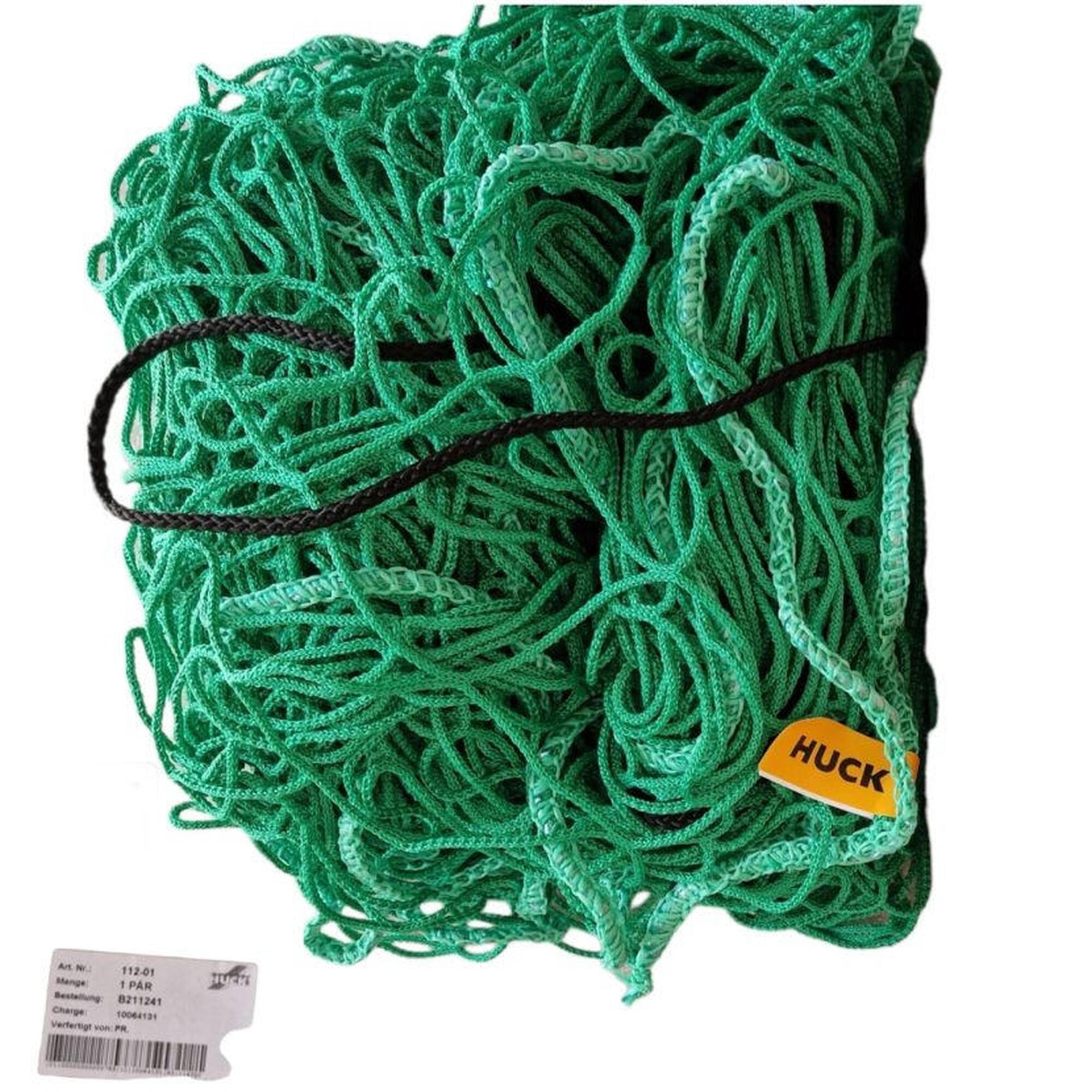 Set 2 plase porti handbal Huck 3x2 m, fir 3 mm fara nod, culoare verde