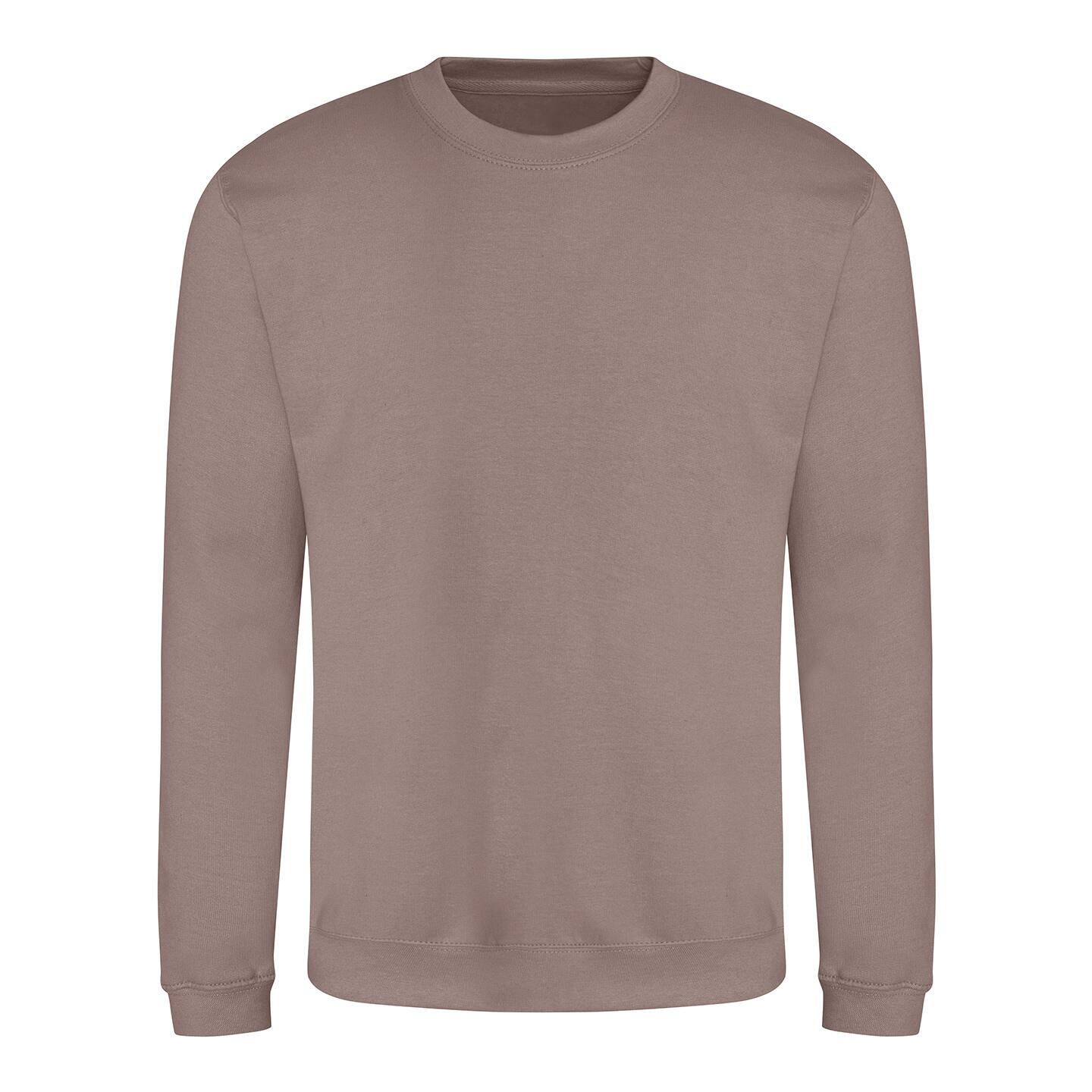 AWDIS Unisex Adult Soft Touch Sweatshirt (Mocha Brown)
