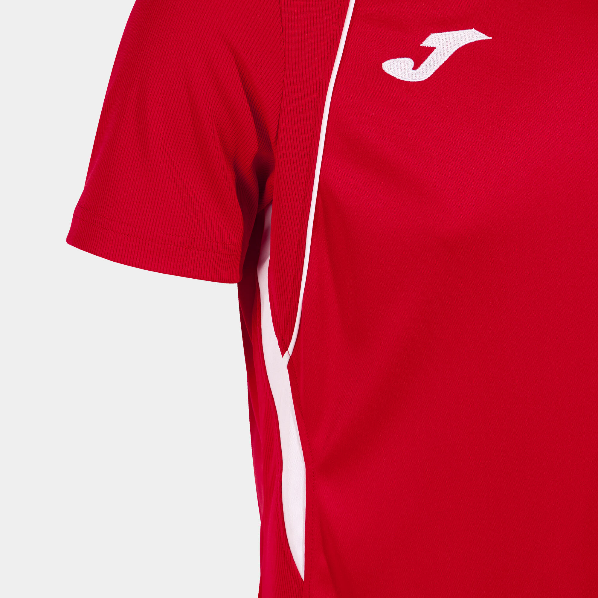 T-Shirt Manga Curta Futebol Homem Joma Championship VII Vermelho 4/4