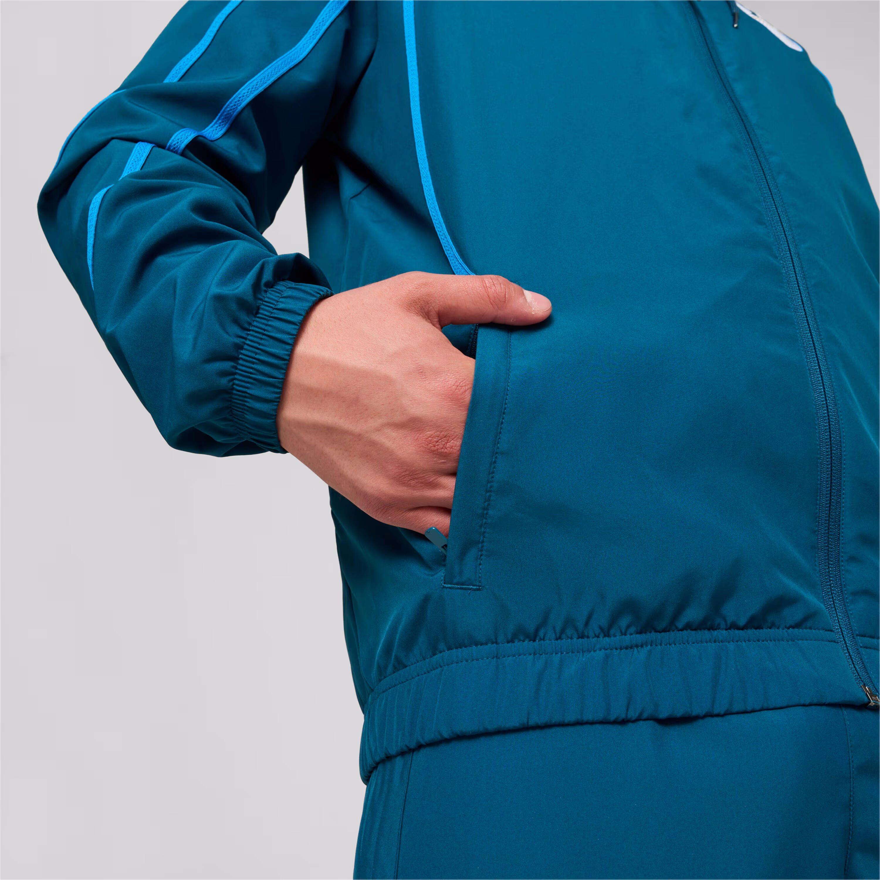Chaqueta de chándal Puma OM PREMATCH WOVEN 6/7