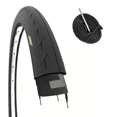 Copertone 700x25C (25-622) + camera. pneumatico stradale 700 x 25C corsa BDC EV