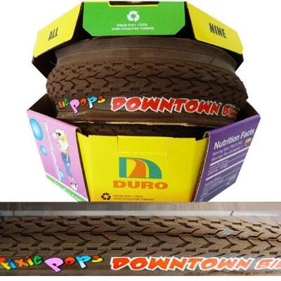 Duro Reifen Fixie Pops Billy Brown 28x0.95 Zoll 24-622 braun faltbar