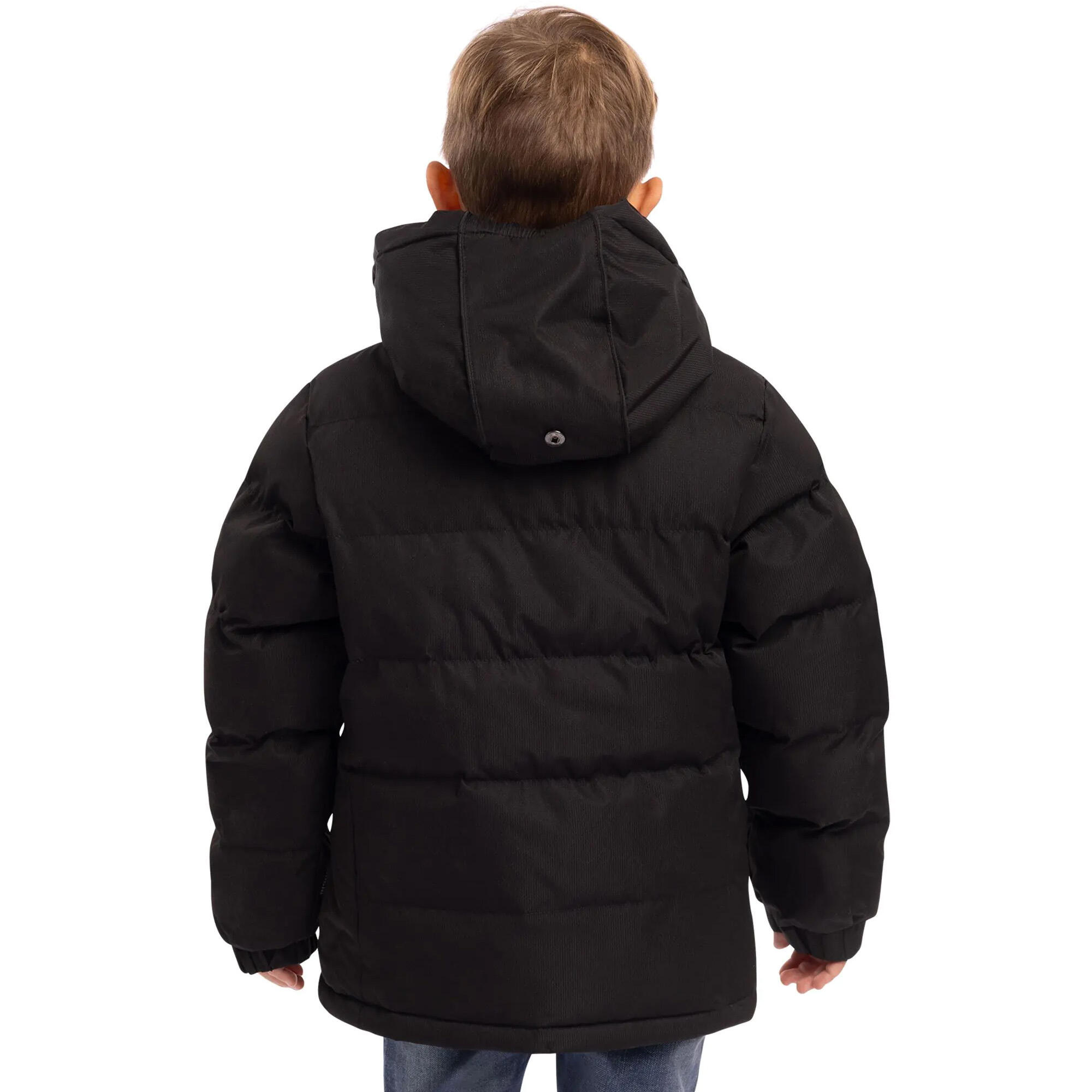 Jongens Tuff Padded Winterjas (Zwart) 4/5