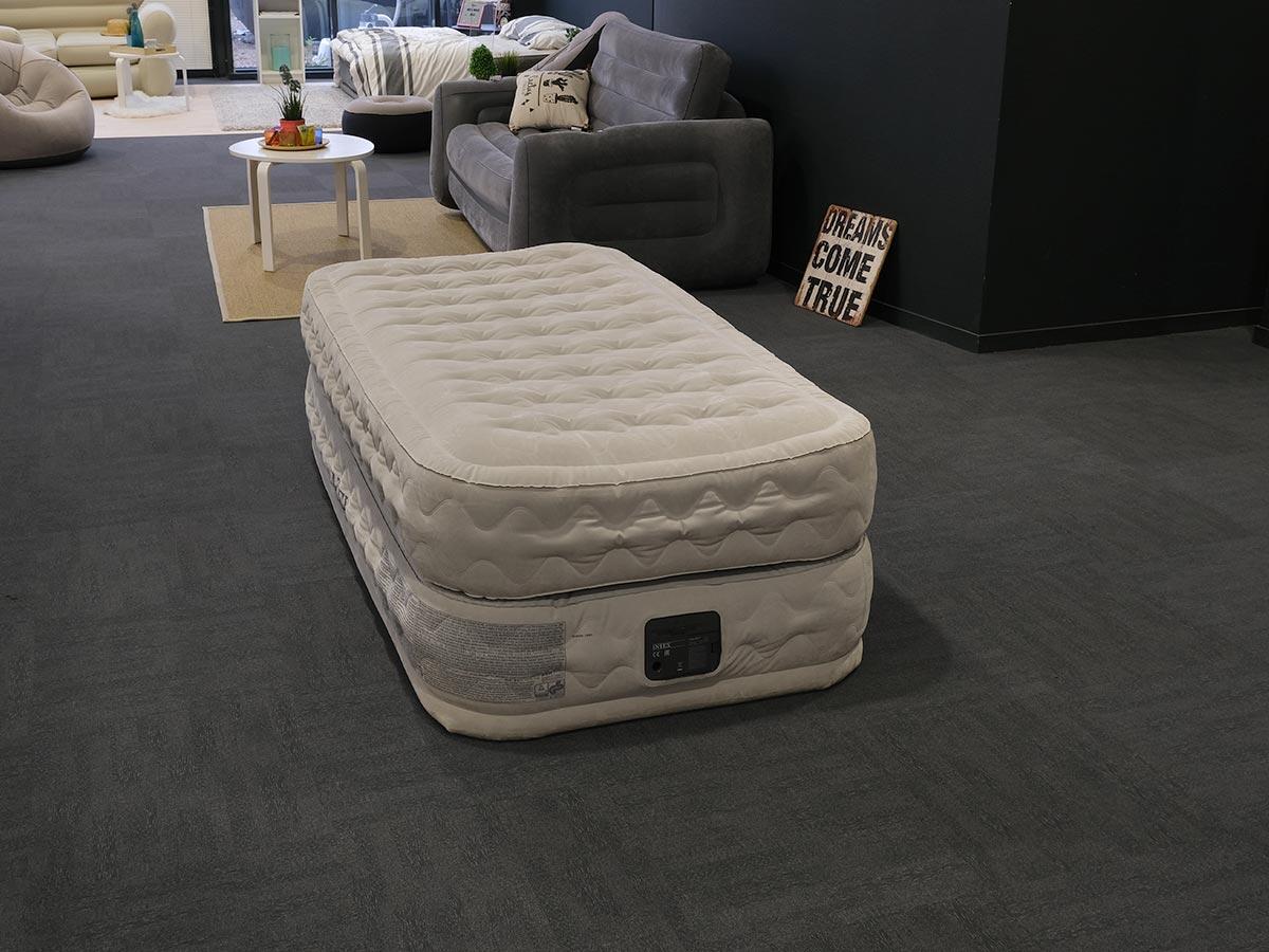 Pack matelas gonflable Supreme Air Flow 1 place  + Drap housse 3/5