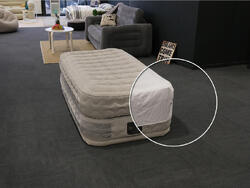 Pack matelas gonflable Supreme Air Flow 1 place + Drap housse