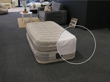 Pack matelas gonflable Supreme Air Flow 1 place + Drap housse