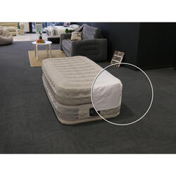 Pack matelas gonflable Supreme Air Flow 1 place + Drap housse