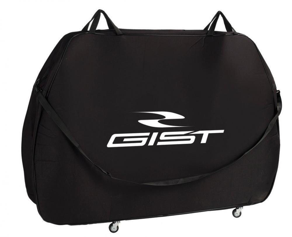 GIST Fahrrad Transporttasche für MTB Racing schwarz gepolstert mit Räder und ... 2/2