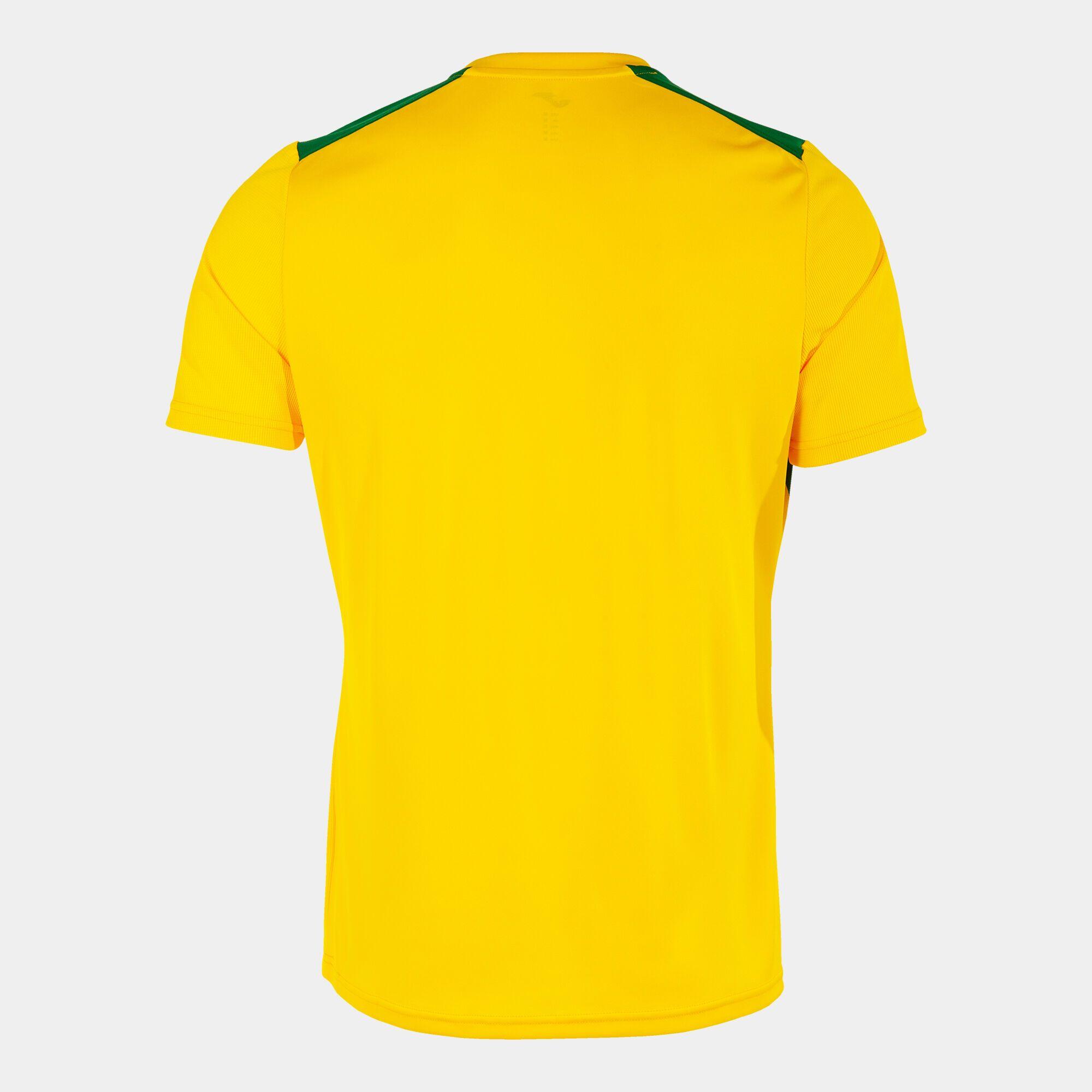 Camiseta Manga Corta Fútbol Niños Joma Championship VII Amarillo 2/4
