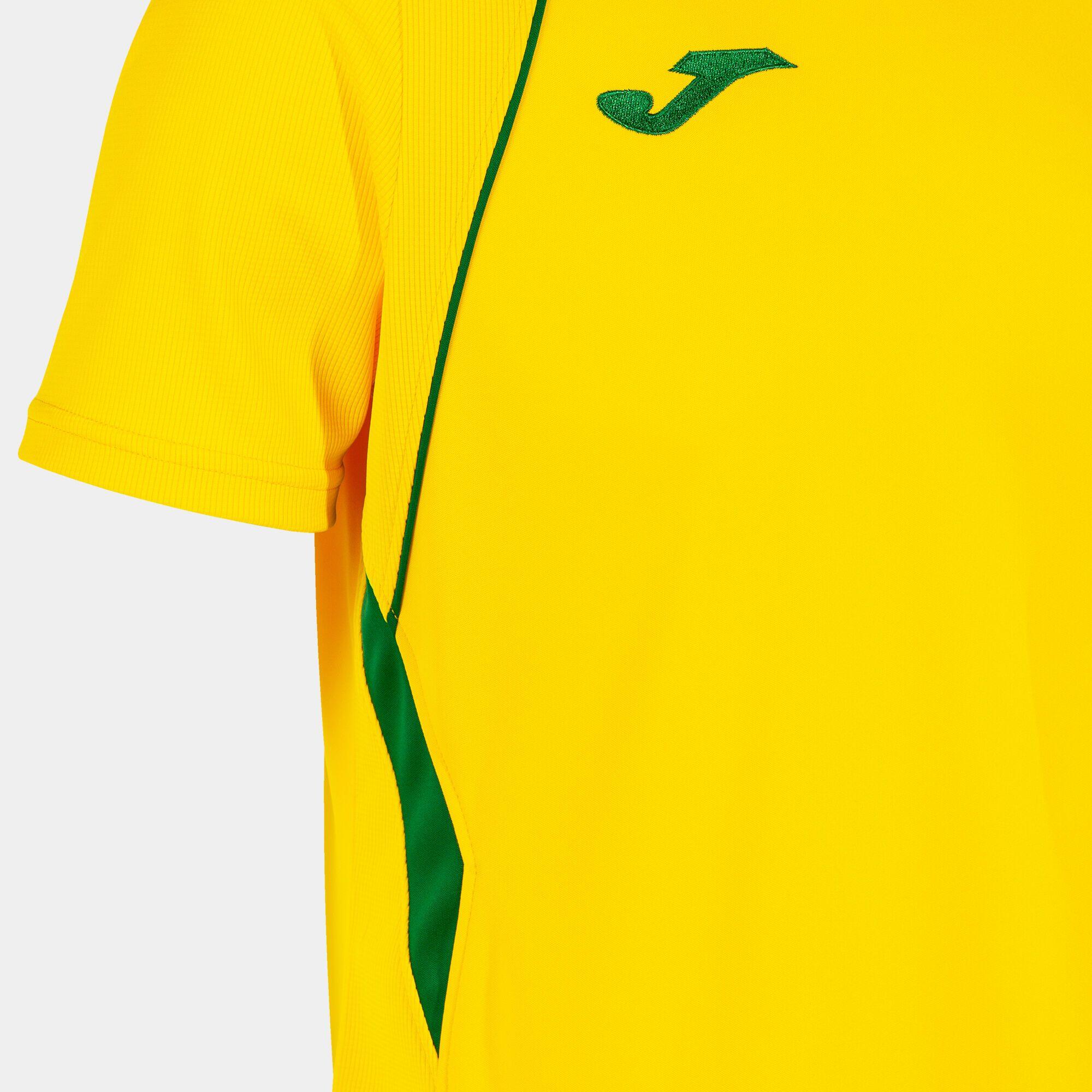 Camiseta Manga Corta Fútbol Niños Joma Championship VII Amarillo 4/4