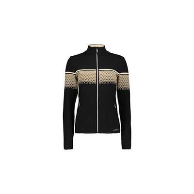 Felpe universali donna CMP Bluza Damska 7H26802 Czarnybeżowy