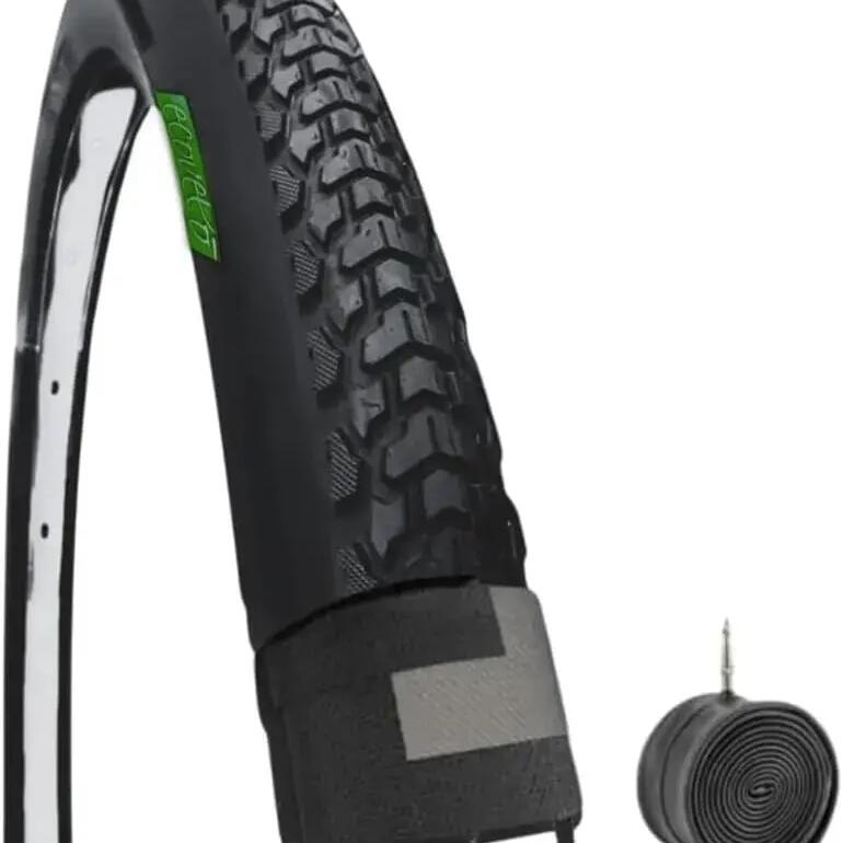 Tyre 700 x 40C (42-622)+inner tube, slick tyre 700 x 40C trekking mtb EV