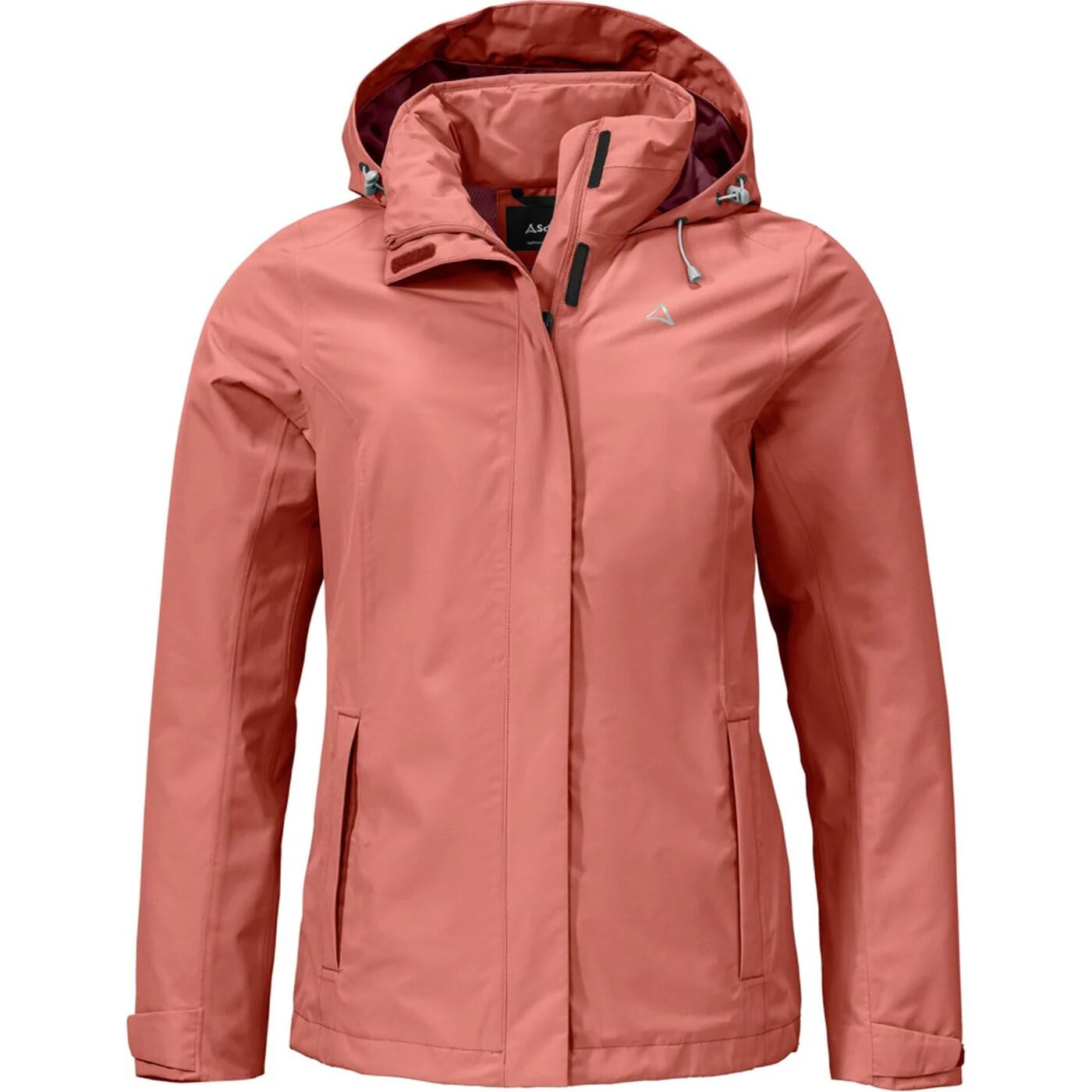 SCHÖFFEL Funktionsjacke Gmund L Wandern/Outdoor/Trekking Damen burlwood Wasserdicht