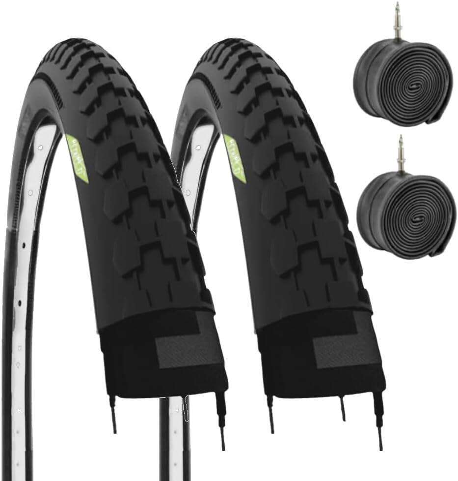 ECOVELO 2 copertoni 26x1 1/2 (40-584) +camere, pneumatici bici 26  x 1 1/2 vintage EV