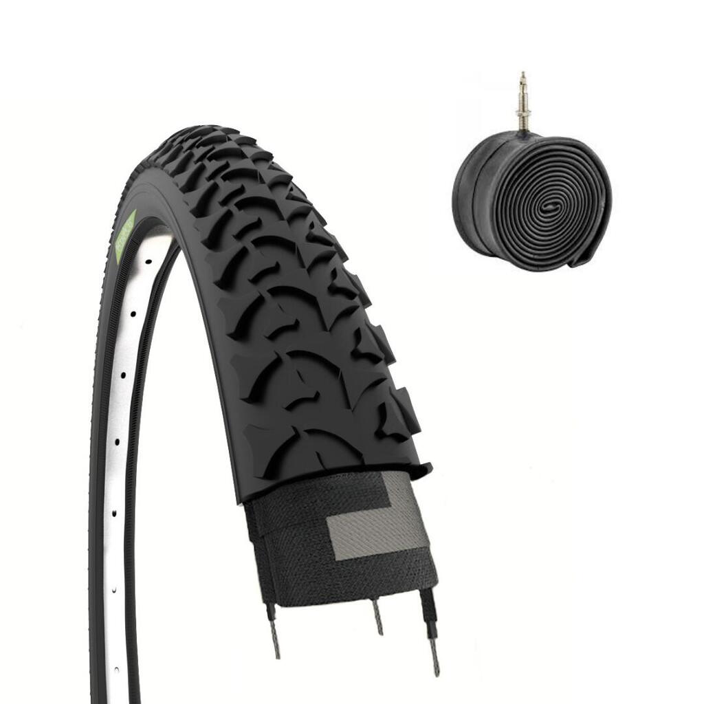 Tyre 26 x 1.95 (50-559)+inner tube, bike tyre 26 x 1.95 mtb 26'' EV