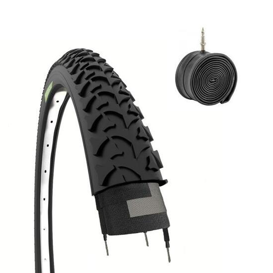 Copertone 26 x 1.95 (50-559) + camera pneumatico bici 26 x 1.95 mtb 26'' EV