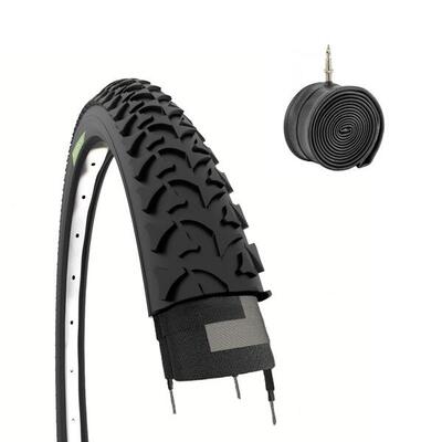 Copertone 26 x 1.95 (50-559) + camera. pneumatico bici 26 x 1.95 mtb 26'' EV