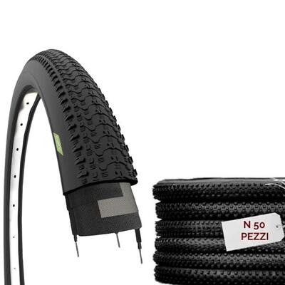 Kit 50 copertoni 26x1.95 (50-559).pneumatici bici mtb 26 x 1.95 neri gomme EV