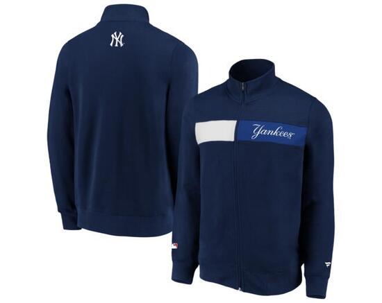 Fanatics Iconic Vergangenheit & Gegenwart Fleece-Trainingsjacke S Yankees