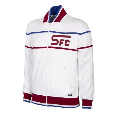Herren - Retro Fußballjacke - Servette FC 1979/80 - Weiß