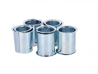 Zadelpen-inzetstuk 1,0 mm, zak 10 st., metaal, l=35 mm, binnendiam. 25 mm