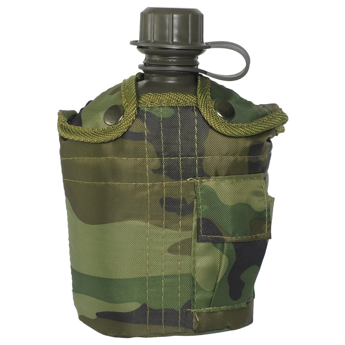 Mil-Tec Canteen with Cover 1 Litre Woodland 1/1