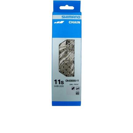 Shimano E8000 11-fach E-Bike Kette 138 Glieder Silber - leiser, langlebiger A...