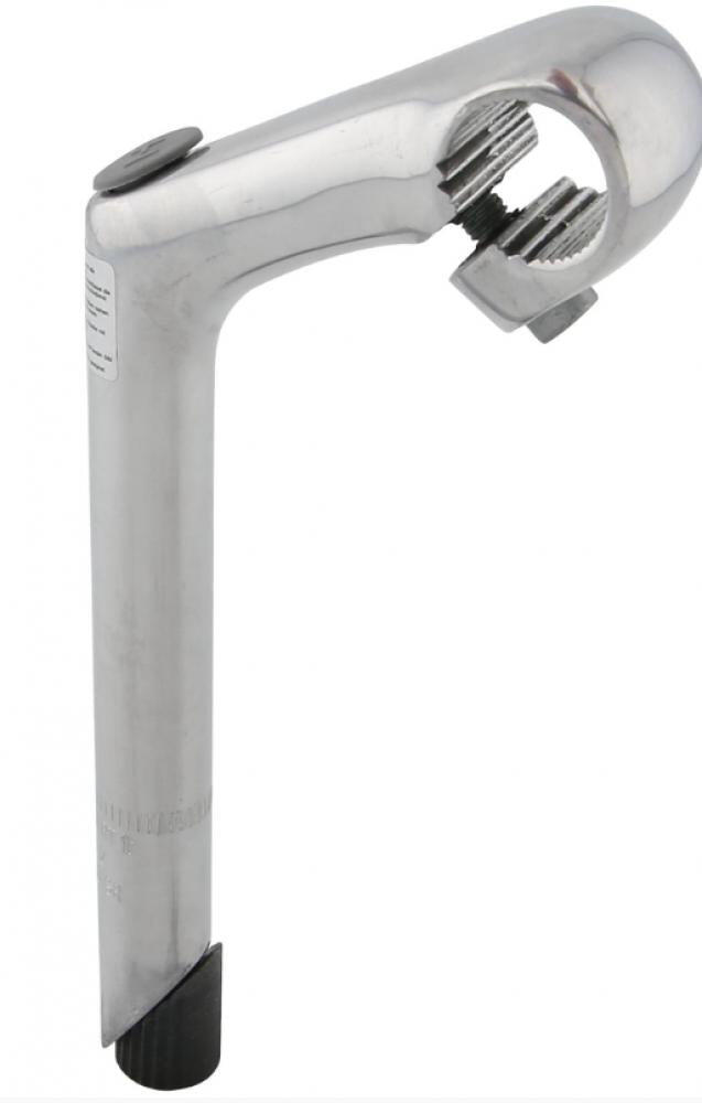 ERGOTEC Attacco manubrio Humpert Eagle 30 mm 22,2 mm 180 mm alluminio argento.