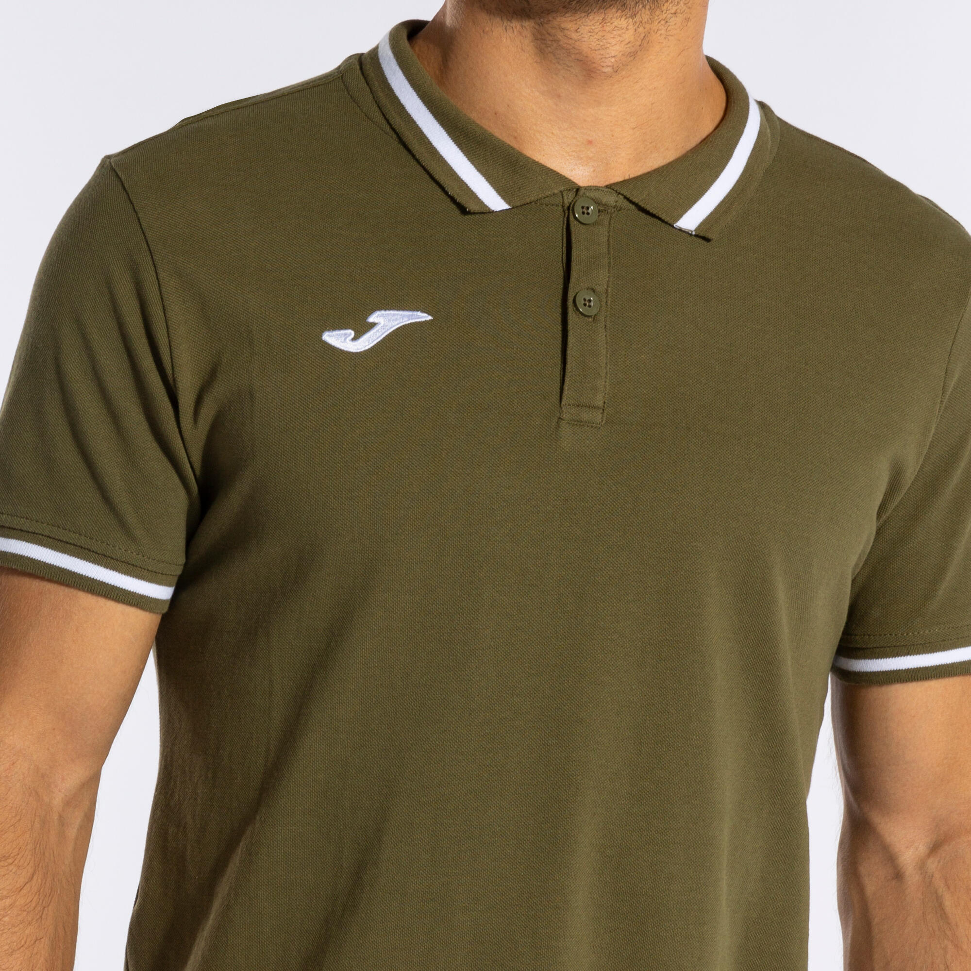 Pólo M/c Homem Joma Confort II Caqui 3/5