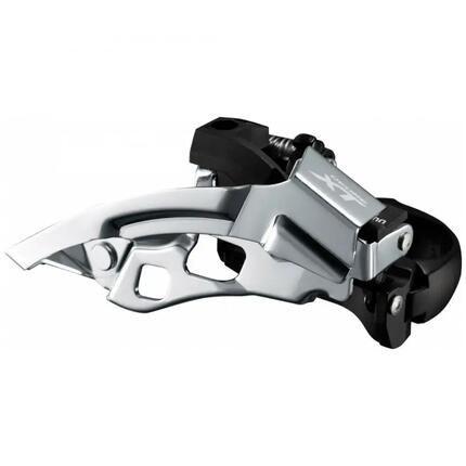 Shimano 1x Dérailleur avant Deore XT Top-Swing FD-T8000, Dual Pull, 63-66° noir