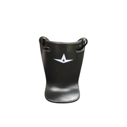 All Star TG3Y / Youth Throat Guard Black Baseball/Softball