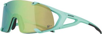 Alpina Sonnenbrille Hawkeye S Q-Lite Rah. türkis matt Glas grün versp. Kat.3...