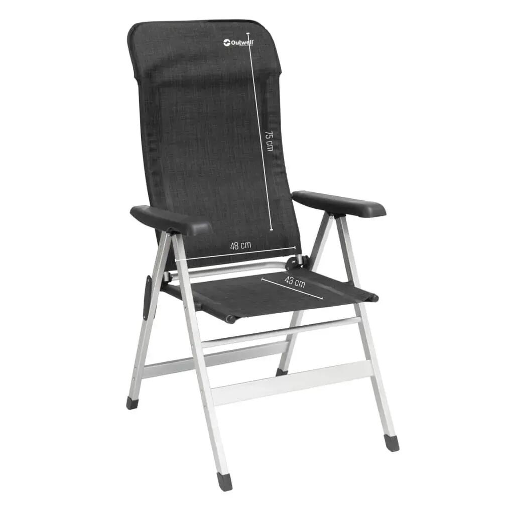 Outwell Chaise pliable Melville noir et gris 4/5