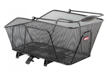 Unix Rosetto TopKlip panier arrière, noir, 47x30x20 cm, 20 l, engma...