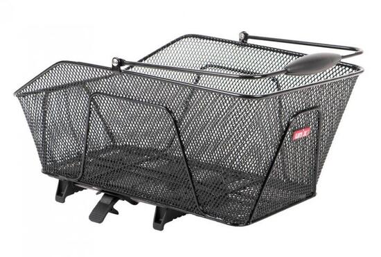 Cestino posteriore Unix Rosetto con TopKlip 20 L acciaio a maglia fine.