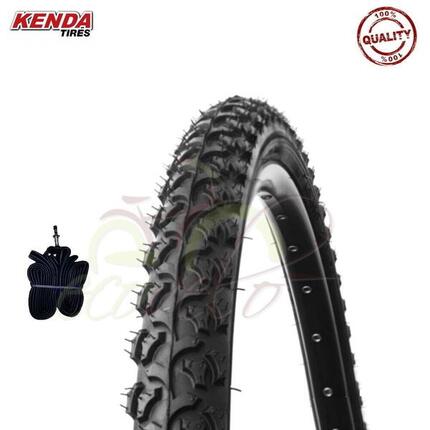 Reifen Kenda 24x1.95 (50-507)+Schlauch, Reifen mtb 24 X 1.95 schwarz Rad EV