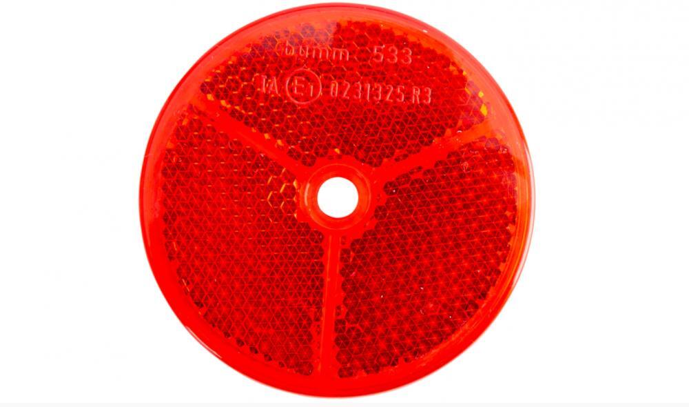 Busch&Müller Rückstrahler Kunstst. 61 mm rot 2/2