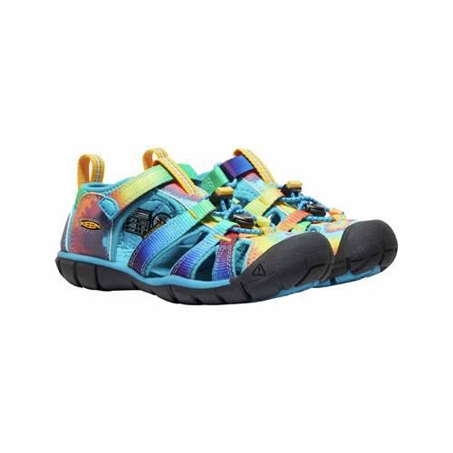 Buty do chodzenia dla dzieci Keen Seacamp II Cnx Racing Red Gargoyle