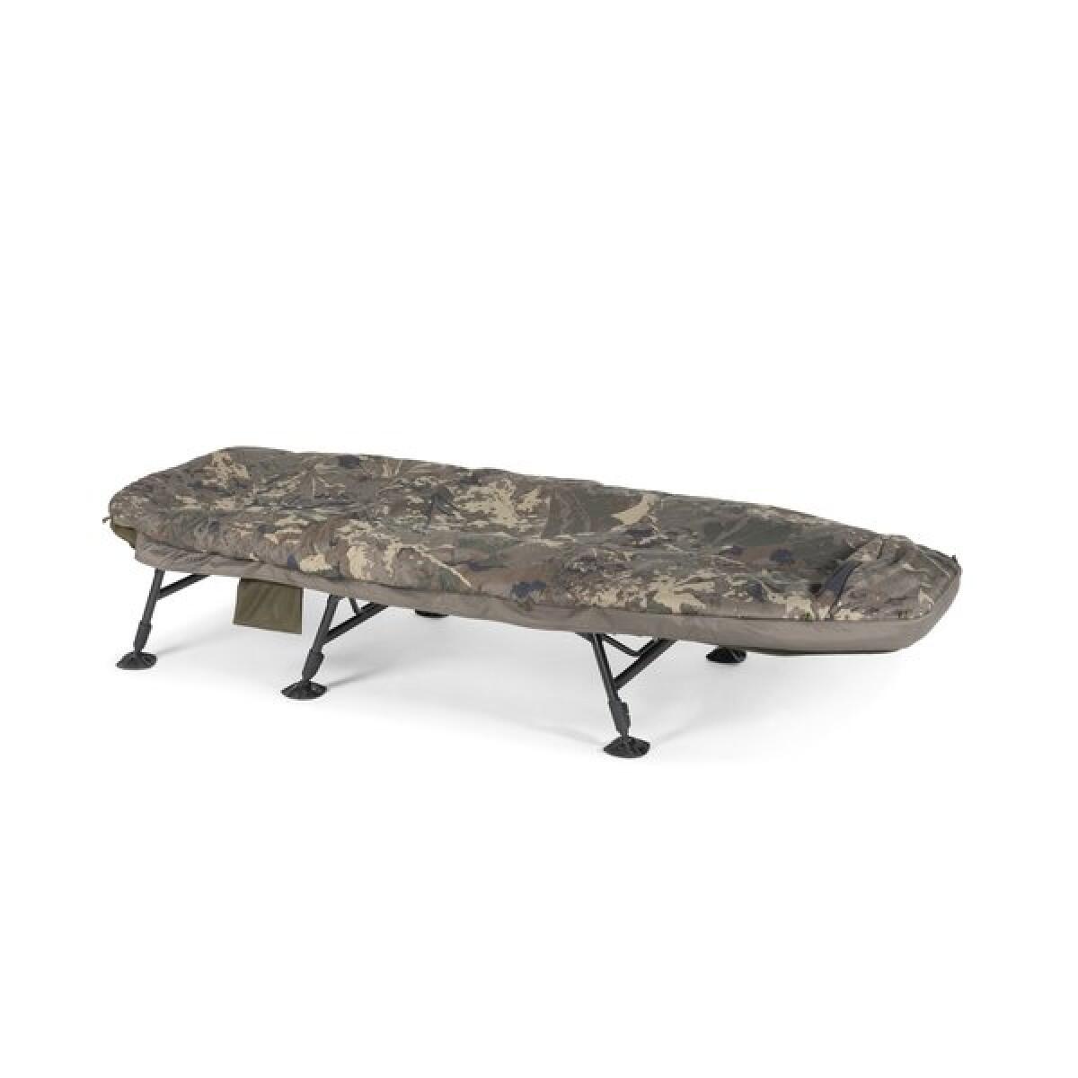 NASH Nash Indulgence HD40 Sleep System Camo 6 Legs - Karper Stretcher