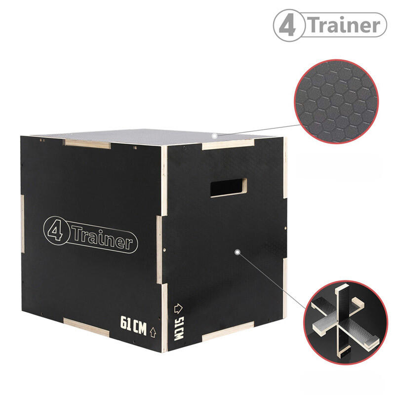 PLYOBOX 3 en 1 - Anti-Dérapant - 4TRAINER 3/4