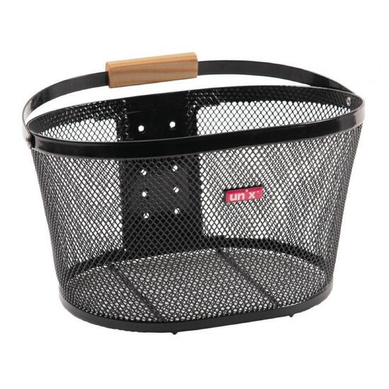 Czarny koszyk rowerowy Unix Bernardo