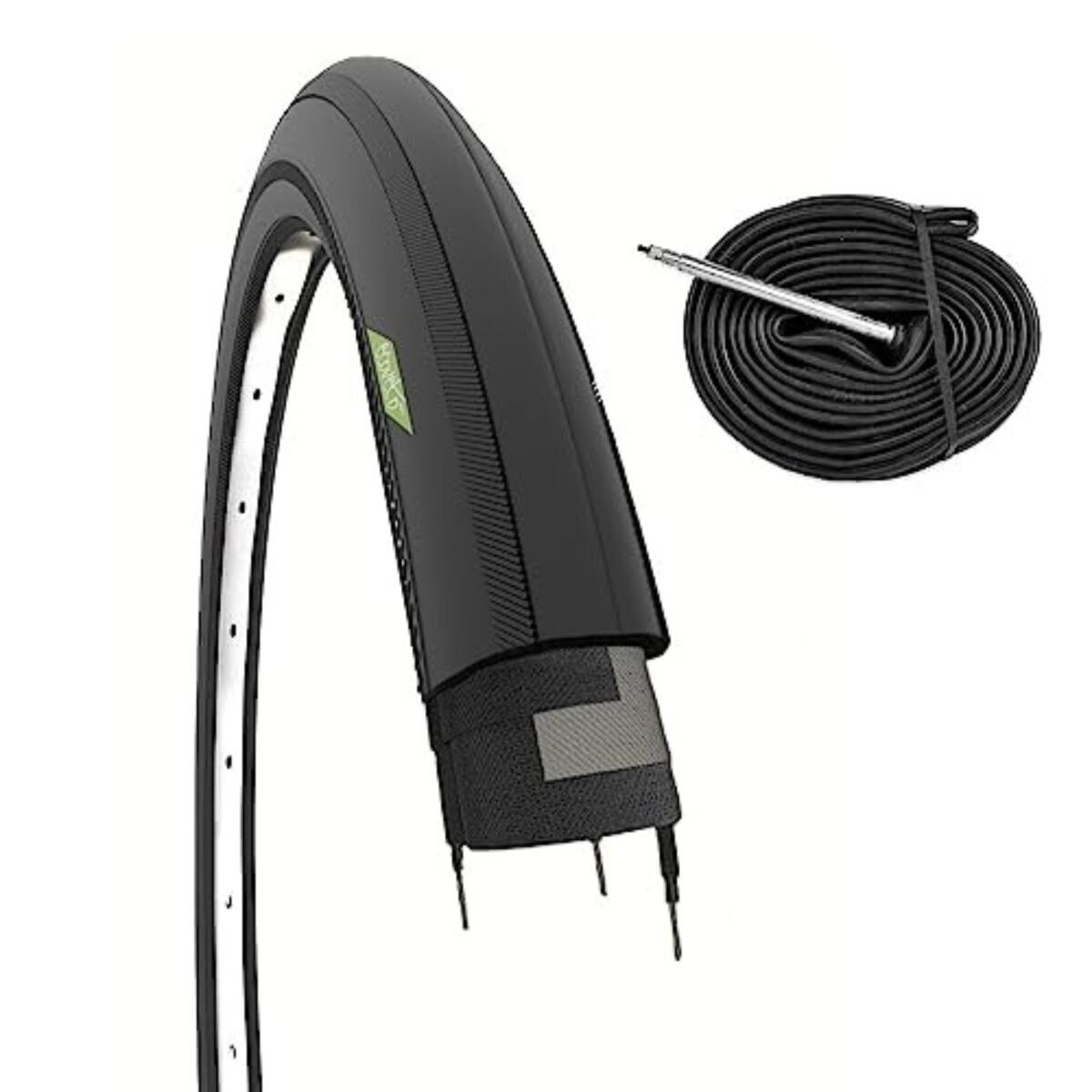 Copertone 700x25C (25-622)+ camera, pneumatico bici 700 x 25C gomma stradale EV 1/6