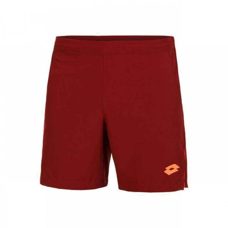 Short Lotto Tech I 7 Rojo Burdeos 3/5