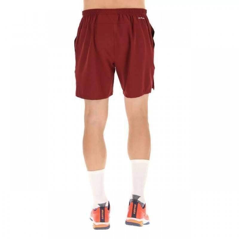 Short Lotto Tech I 7 Rojo Burdeos 4/5